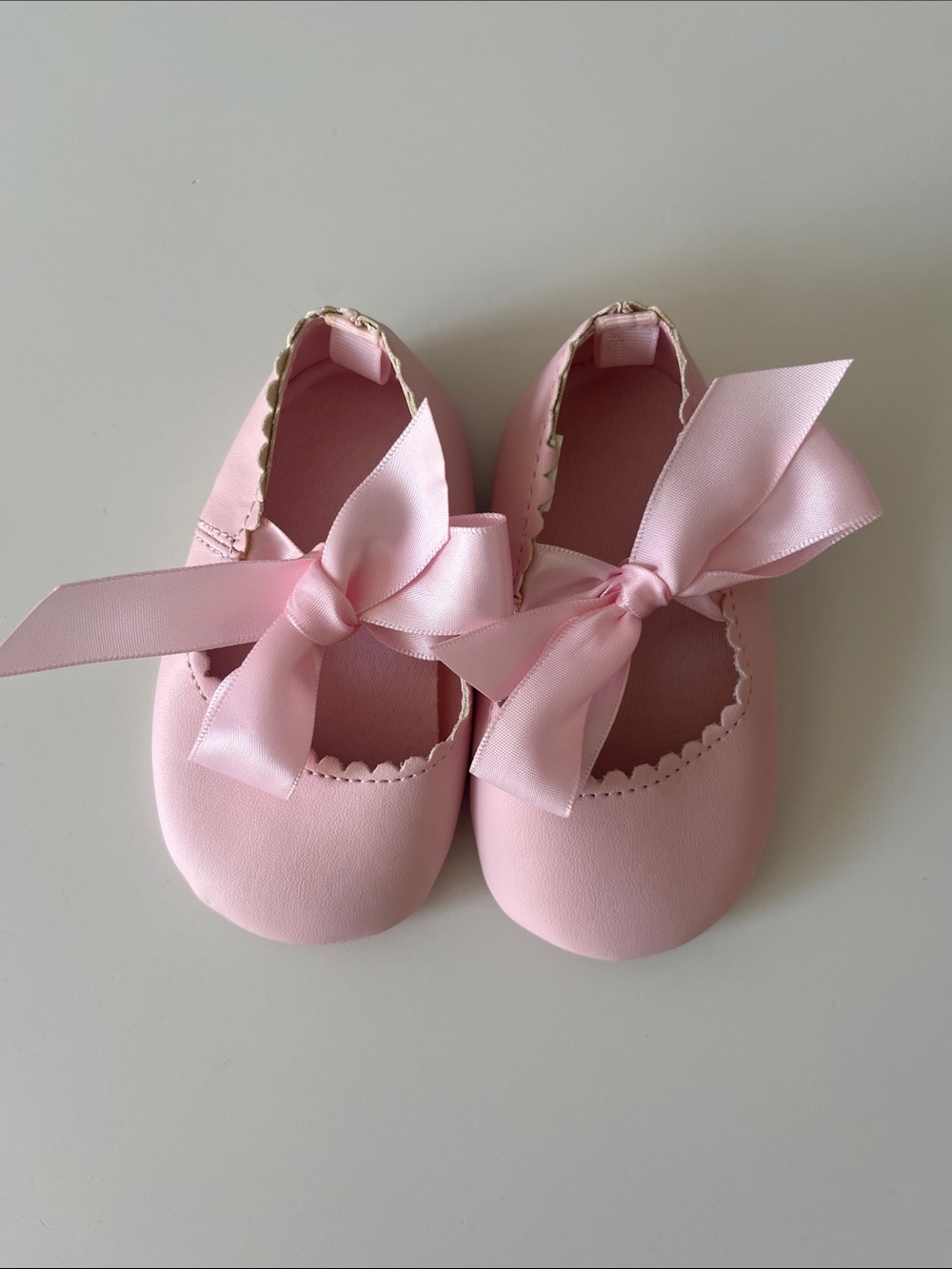 Pink Bow Mary Jane Baby Shoes, Size 3, New 🎀